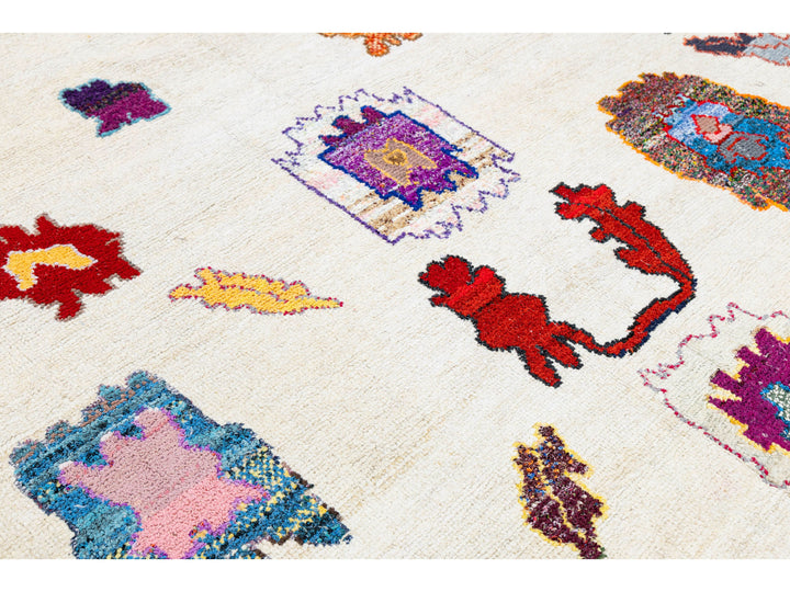 Modern Turkish Oushak Wool Rug 10 X 15