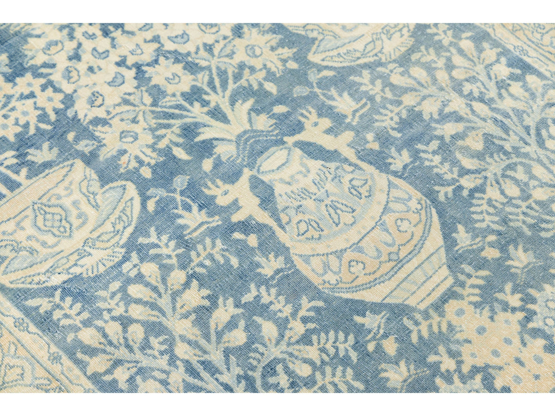 Antique Tabriz Wool Rug 4 X 6