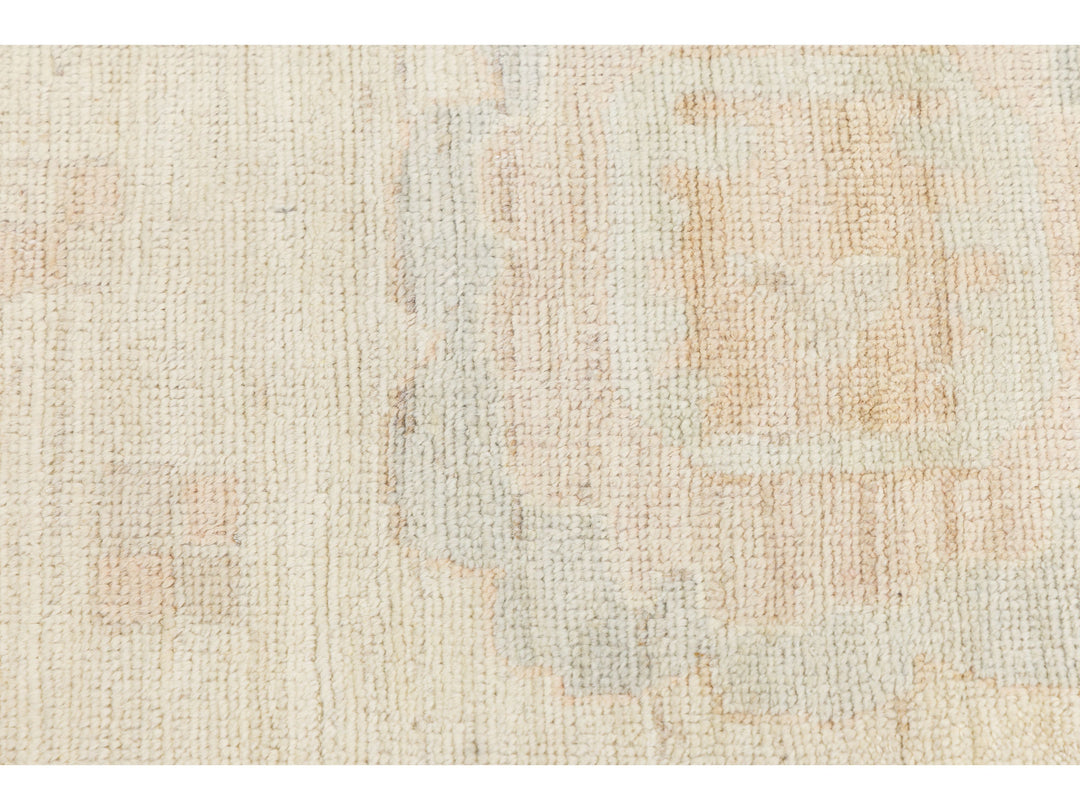 Modern Oushak Wool Rug 12 X 15