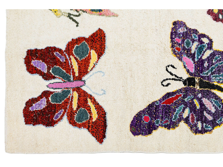 Modern Turkish Oushak Wool Rug 10 X 14