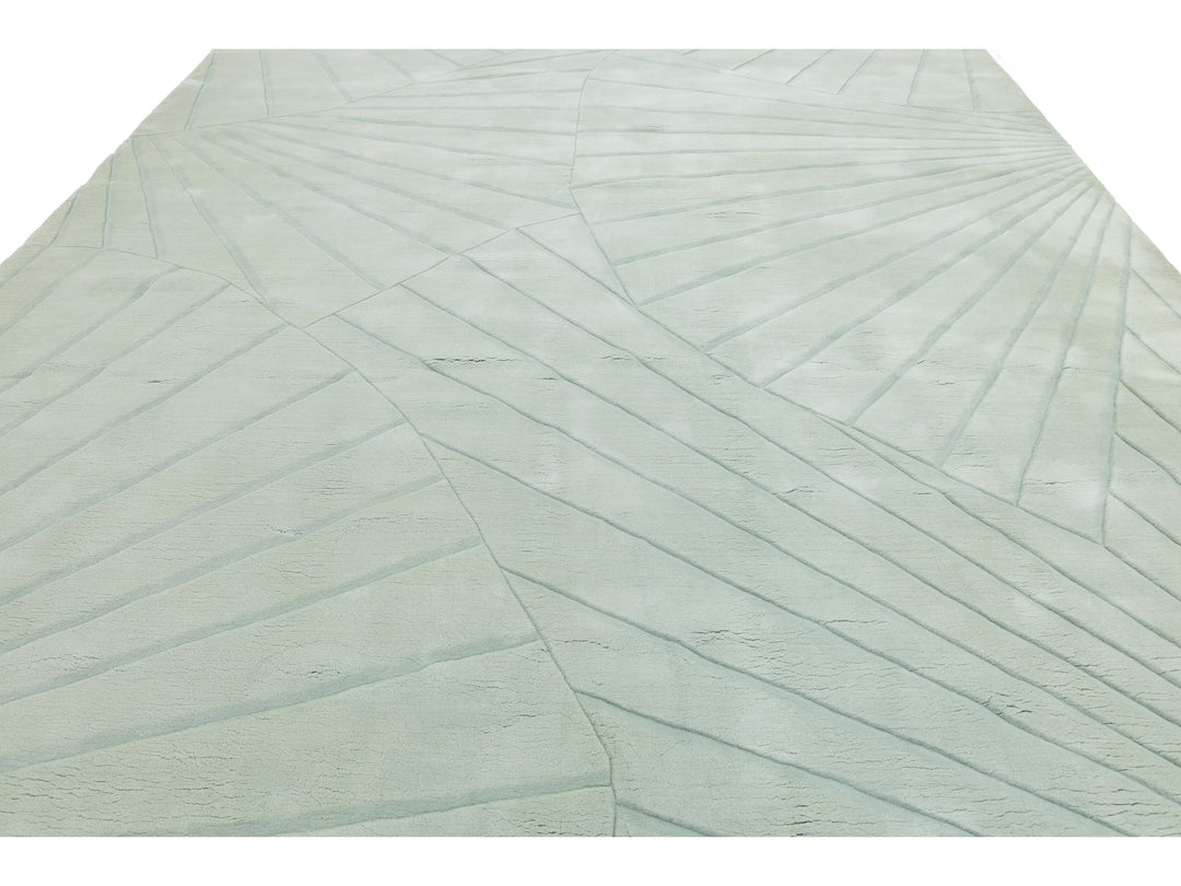Modern Wool Rug 10 X 14