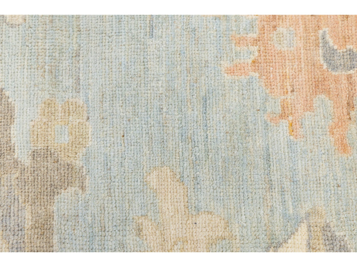 Modern Oushak Wool Rug 12 X 15