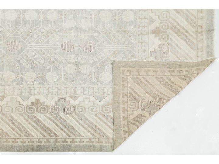Modern Khotan Wool Rug 17 X 20