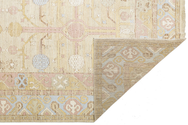 Modern Khotan Wool Rug 13 X 15