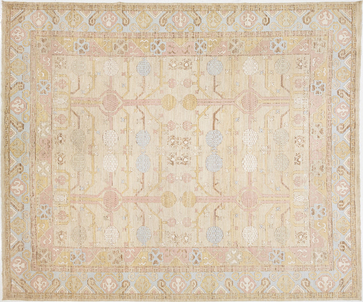 Modern Khotan Wool Rug 13 X 15