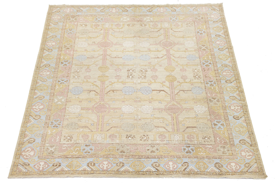 Modern Khotan Wool Rug 13 X 15