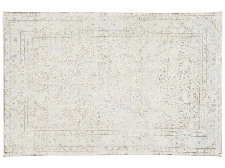 Antique Kerman Wool Rug 6 X 9