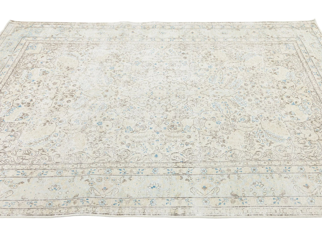 Antique Kerman Wool Rug 6 X 9