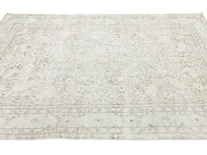 Antique Kerman Wool Rug 6 X 9