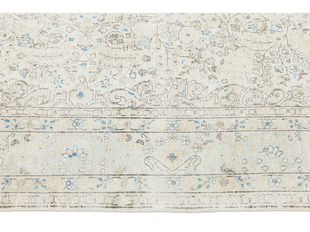 Antique Kerman Wool Rug 6 X 9