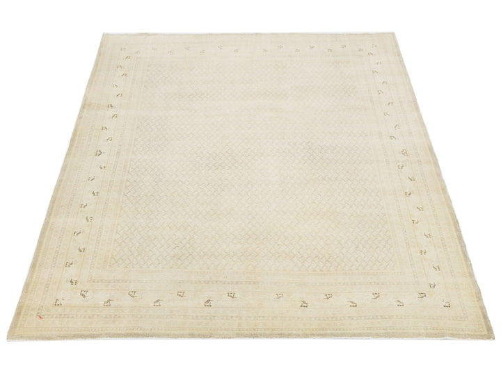 Antique Tabriz Wool Rug 8 X 10