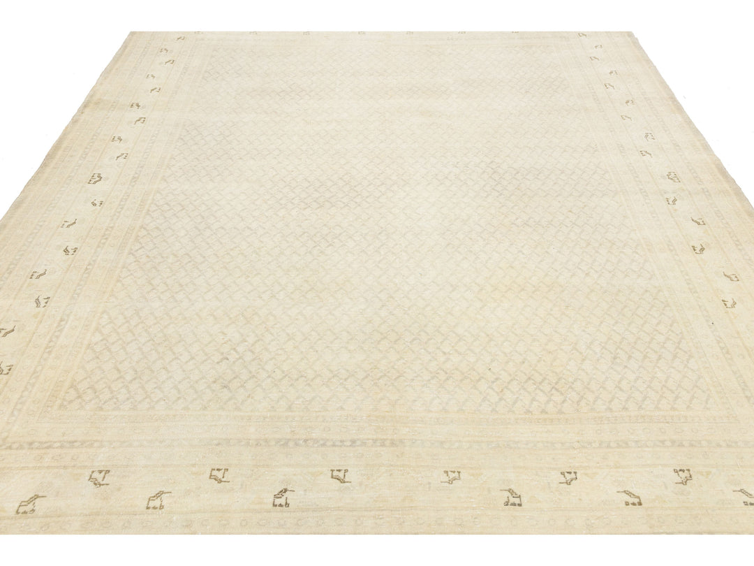 Antique Tabriz Wool Rug 8 X 10