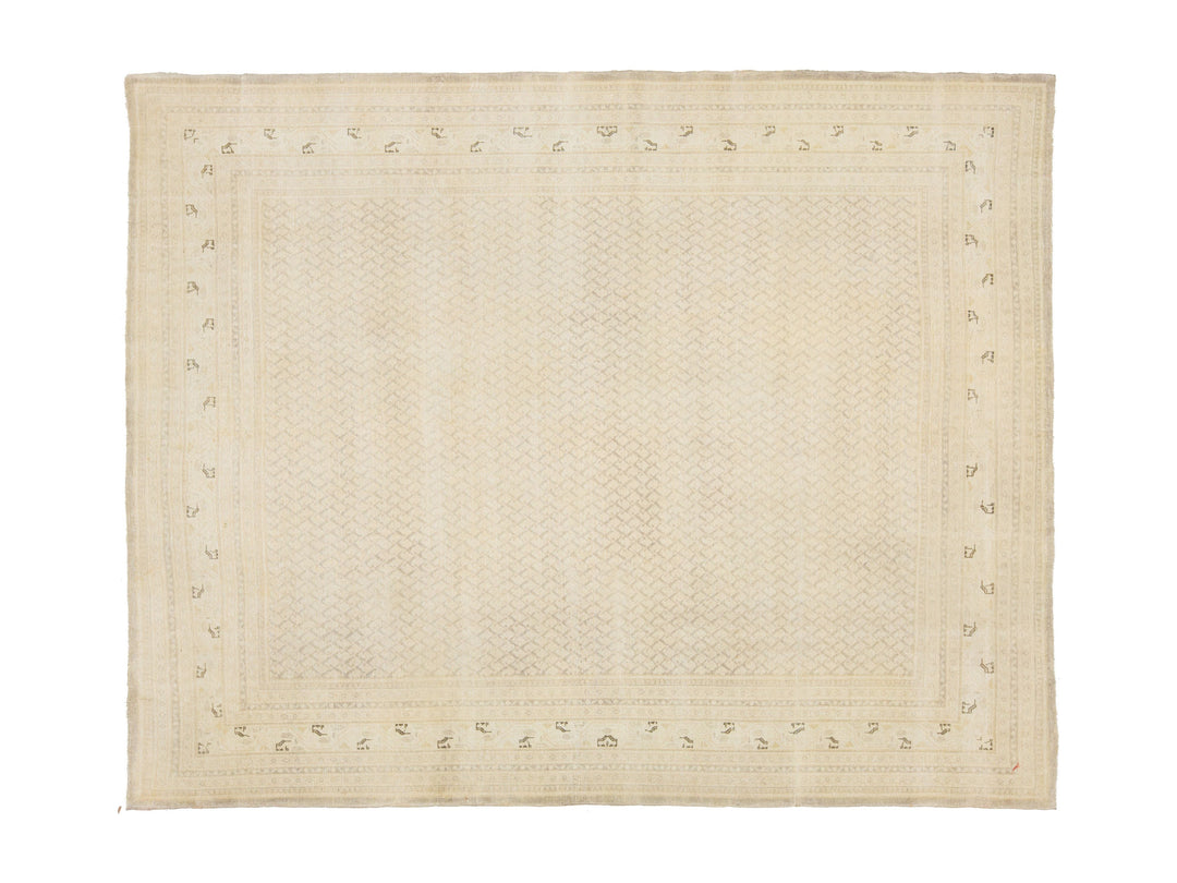 Antique Tabriz Wool Rug 8 X 10