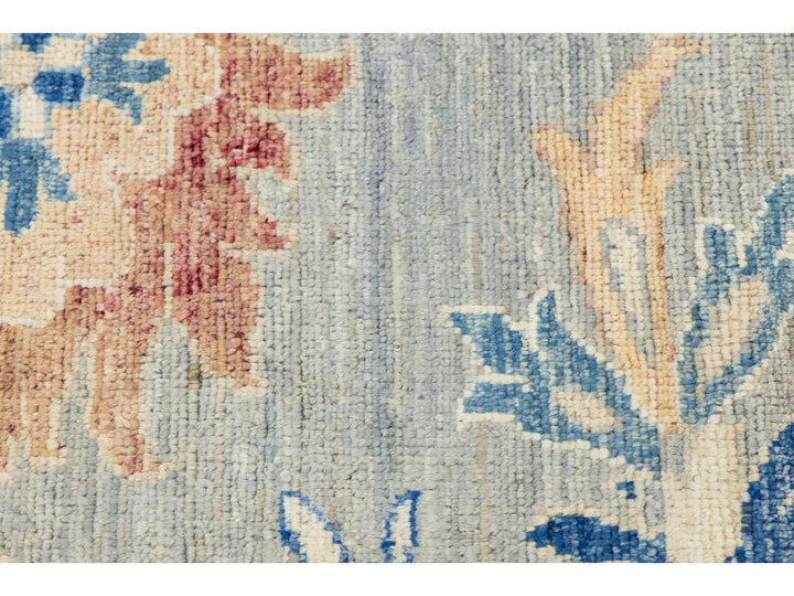 Modern Oushak Wool Rug 13 X 14