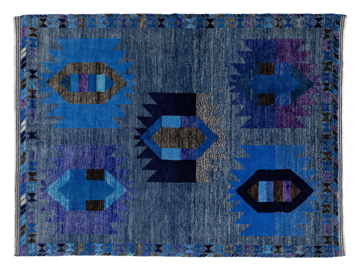 Modern Baluch Wool Rug 6 X 8