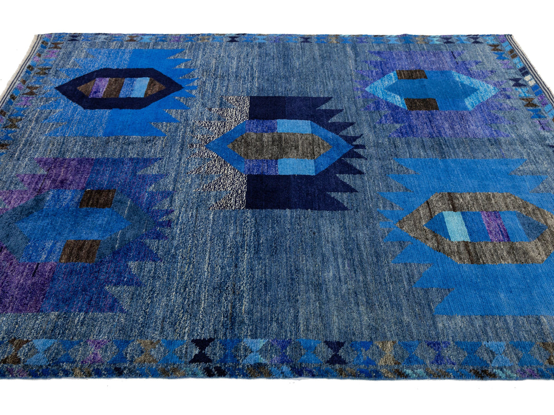 Modern Baluch Wool Rug 6 X 8