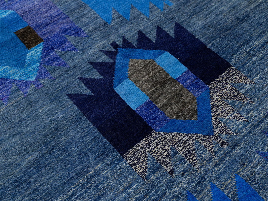 Modern Baluch Wool Rug 6 X 8