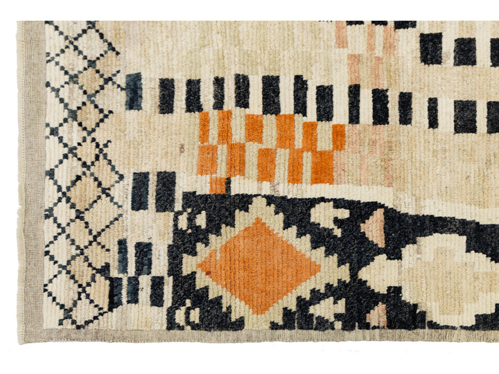 Modern Moroccan Wool Rug 8 X 10