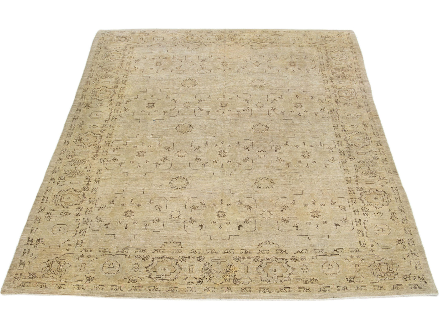 Modern Indian Wool Rug 8 X 10