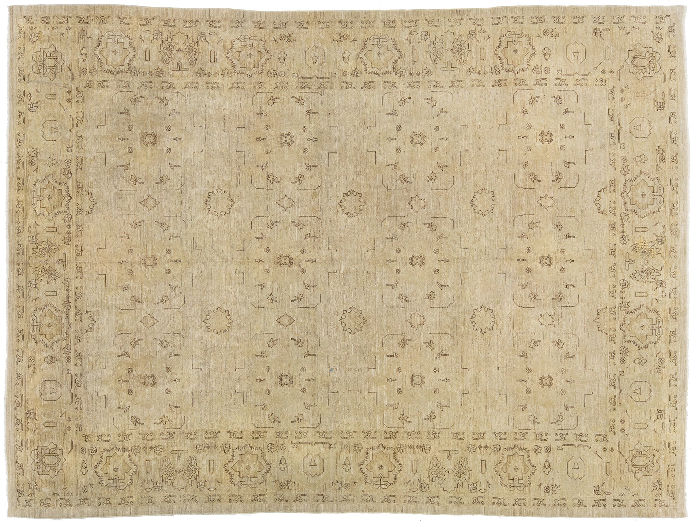 Modern Indian Wool Rug 8 X 10