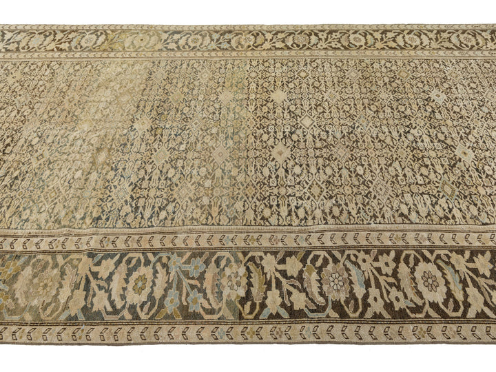 Antique Malayer Wool Rug 7 X 13