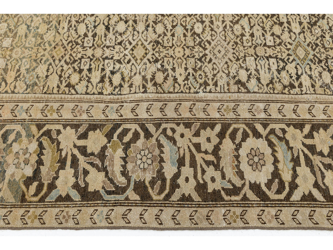 Antique Malayer Wool Rug 7 X 13