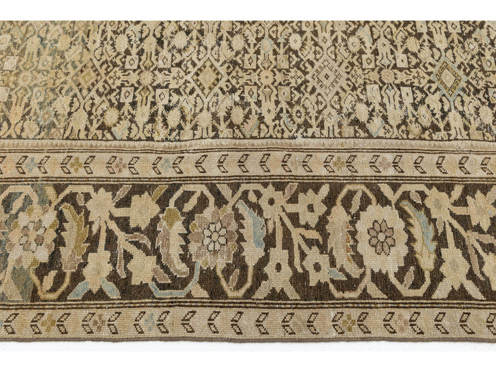 Antique Malayer Wool Rug 7 X 13