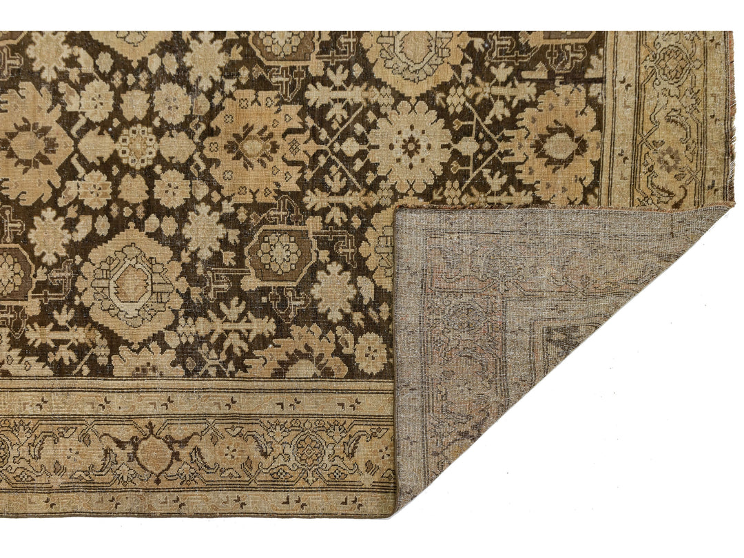 Antique Karabagh Wool Rug 7 X 18