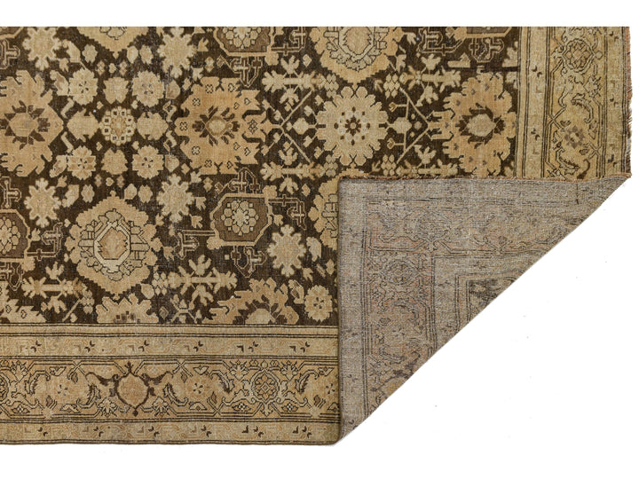 Antique Karabagh Wool Rug 7 X 18
