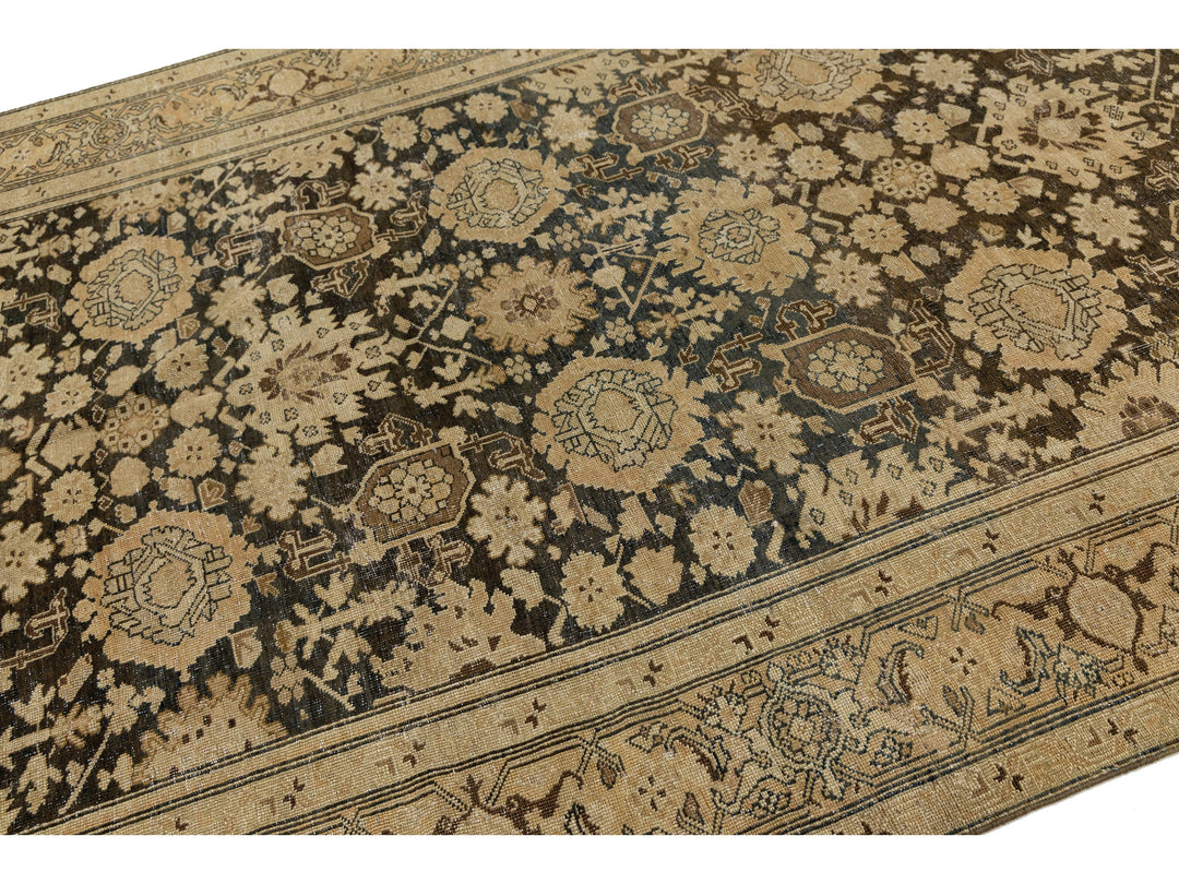 Antique Karabagh Wool Rug 7 X 18
