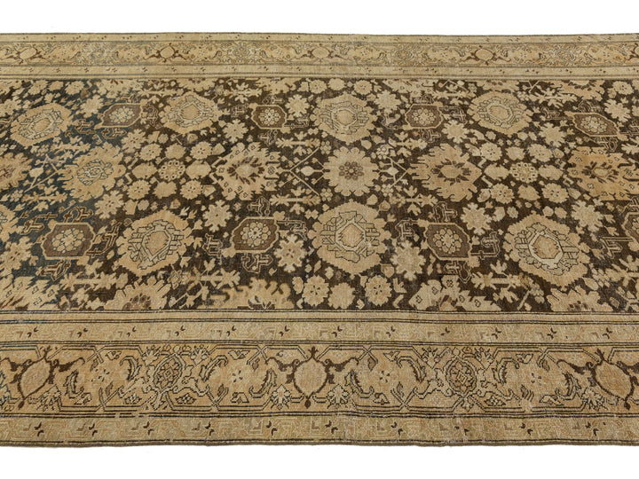 Antique Karabagh Wool Rug 7 X 18