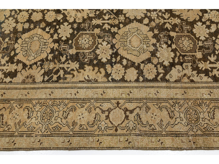 Antique Karabagh Wool Rug 7 X 18