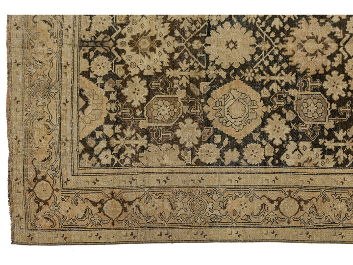 Antique Karabagh Wool Rug 7 X 18