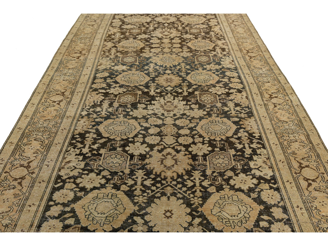 Antique Karabagh Wool Rug 7 X 18