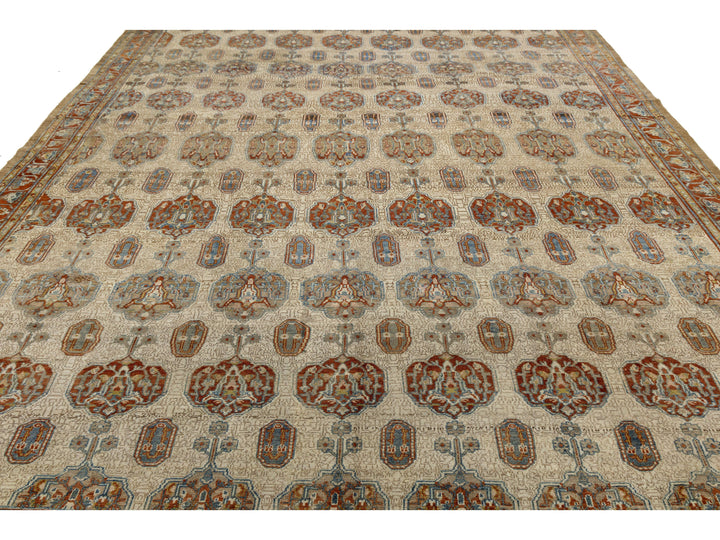 Antique Serab Wool Rug 11 X 14