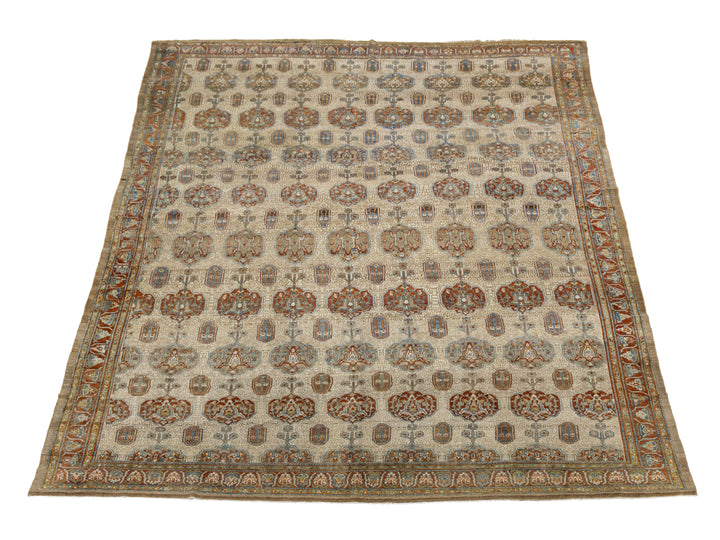 Antique Serab Wool Rug 11 X 14