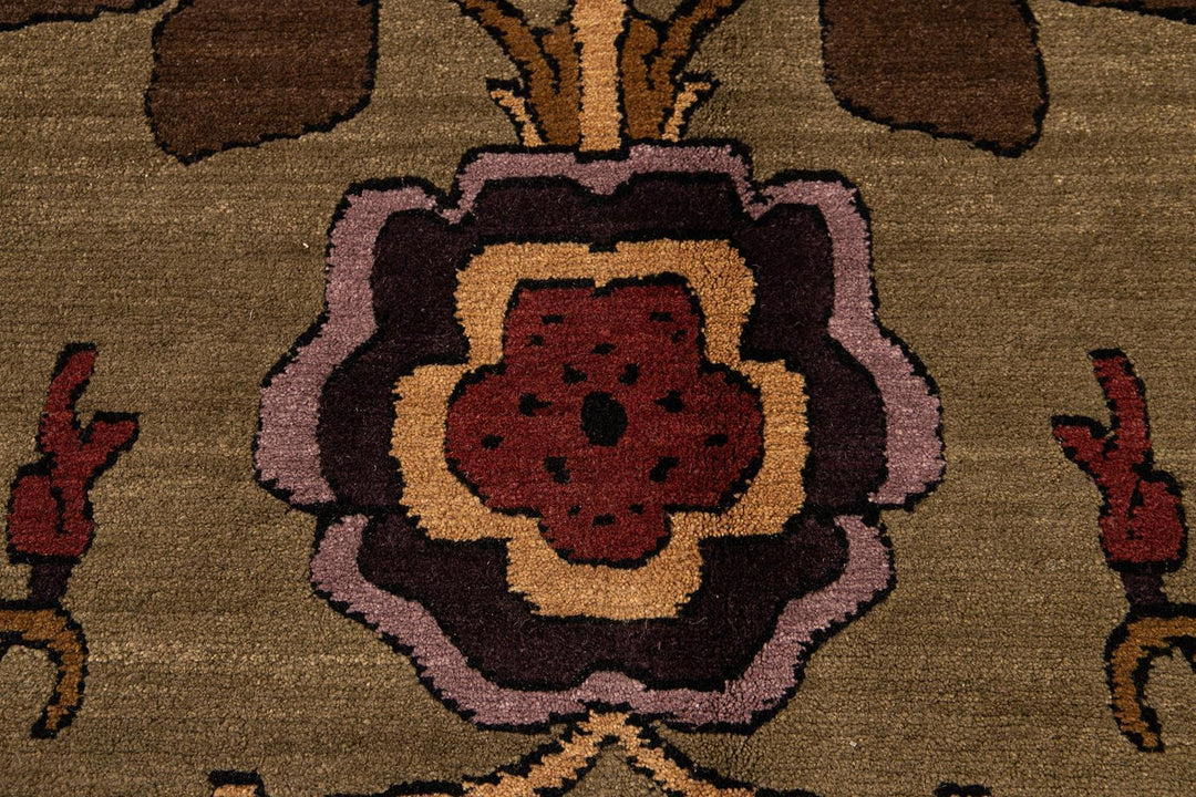 21st Century Contemporary Khotan Style Wool Rug 8 X 10