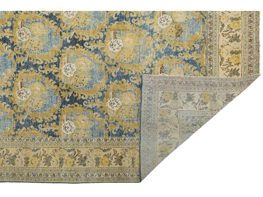 Antique Mahal Wool Rug 9 X 11