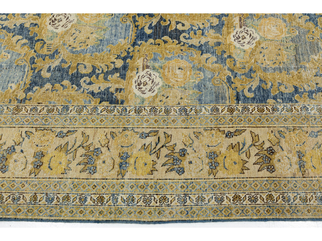 Antique Mahal Wool Rug 9 X 11