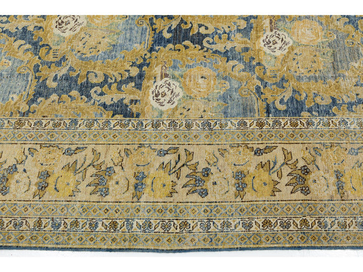 Antique Mahal Wool Rug 9 X 11