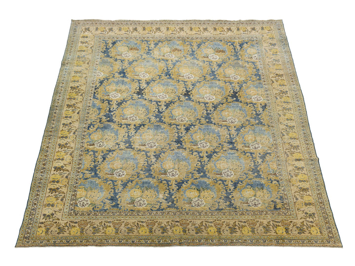 Antique Mahal Wool Rug 9 X 11