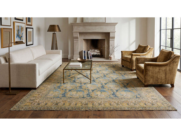 Antique Mahal Wool Rug 9 X 11