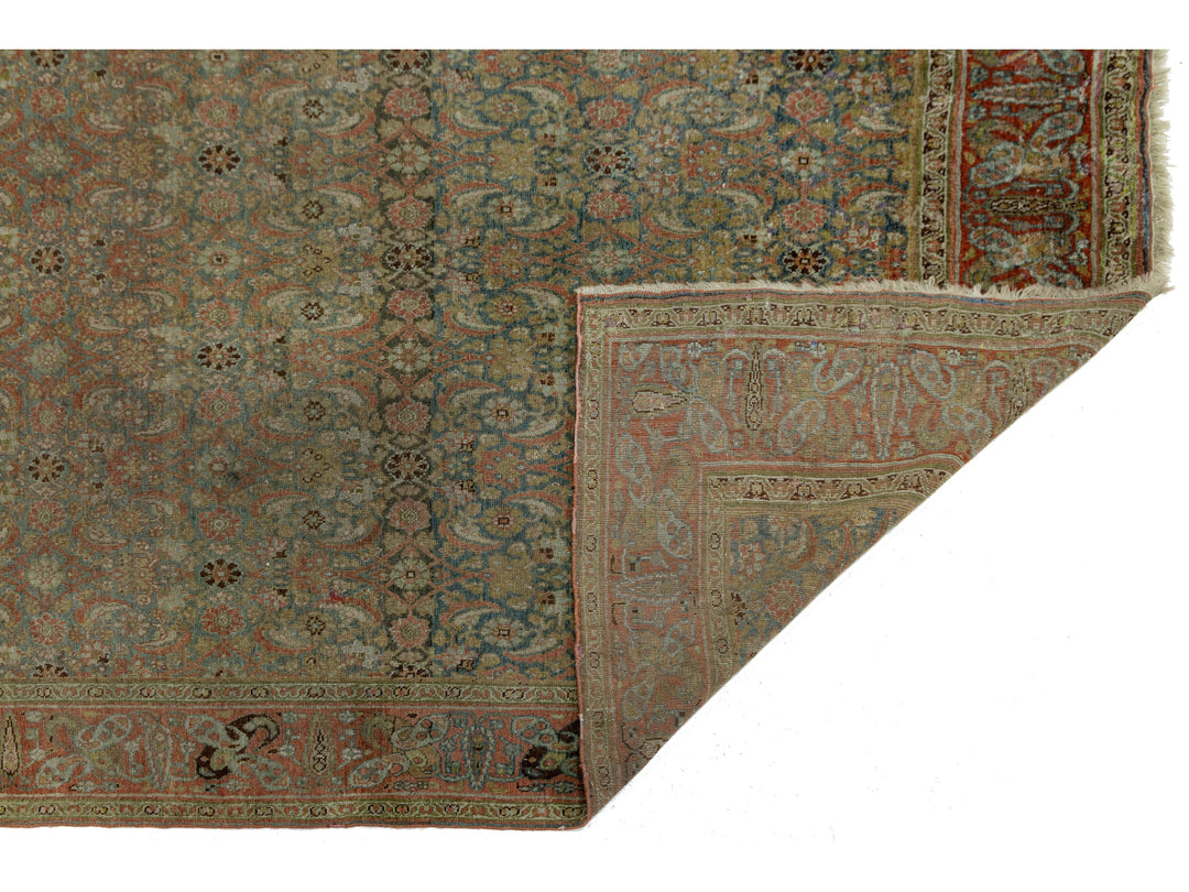 Antique Malayer Wool Rug 6 X 14