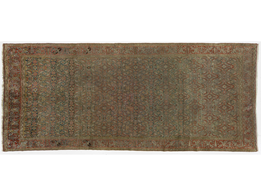 Antique Malayer Wool Rug 6 X 14