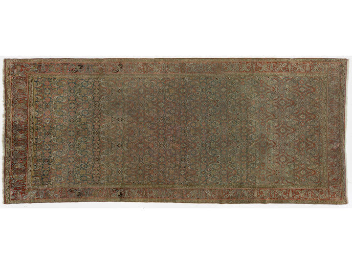 Antique Malayer Wool Rug 6 X 14