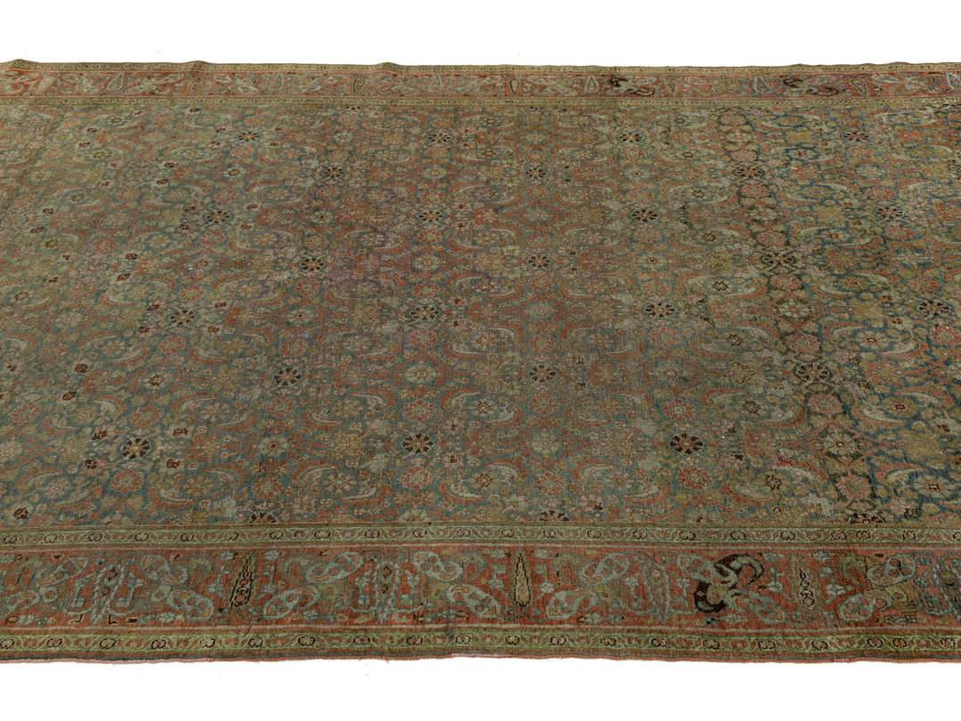 Antique Malayer Wool Rug 6 X 14