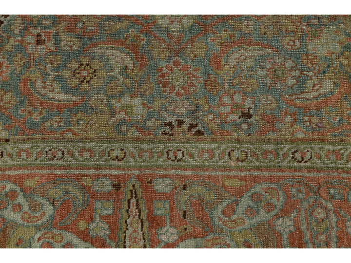 Antique Malayer Wool Rug 6 X 14