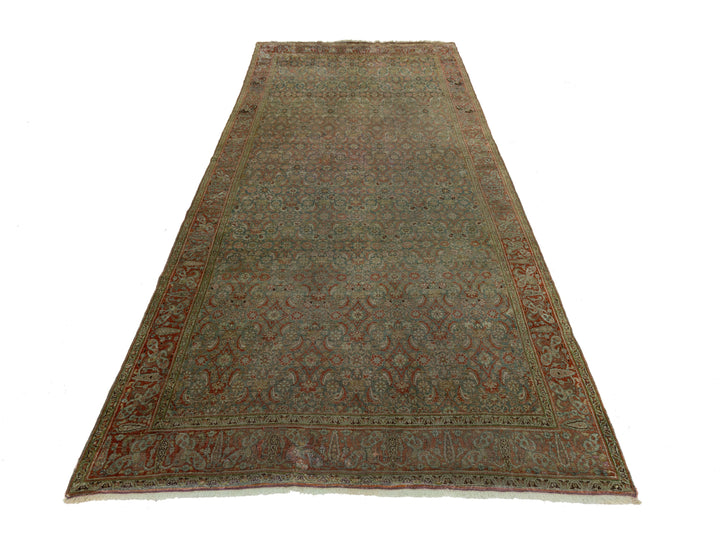 Antique Malayer Wool Rug 6 X 14