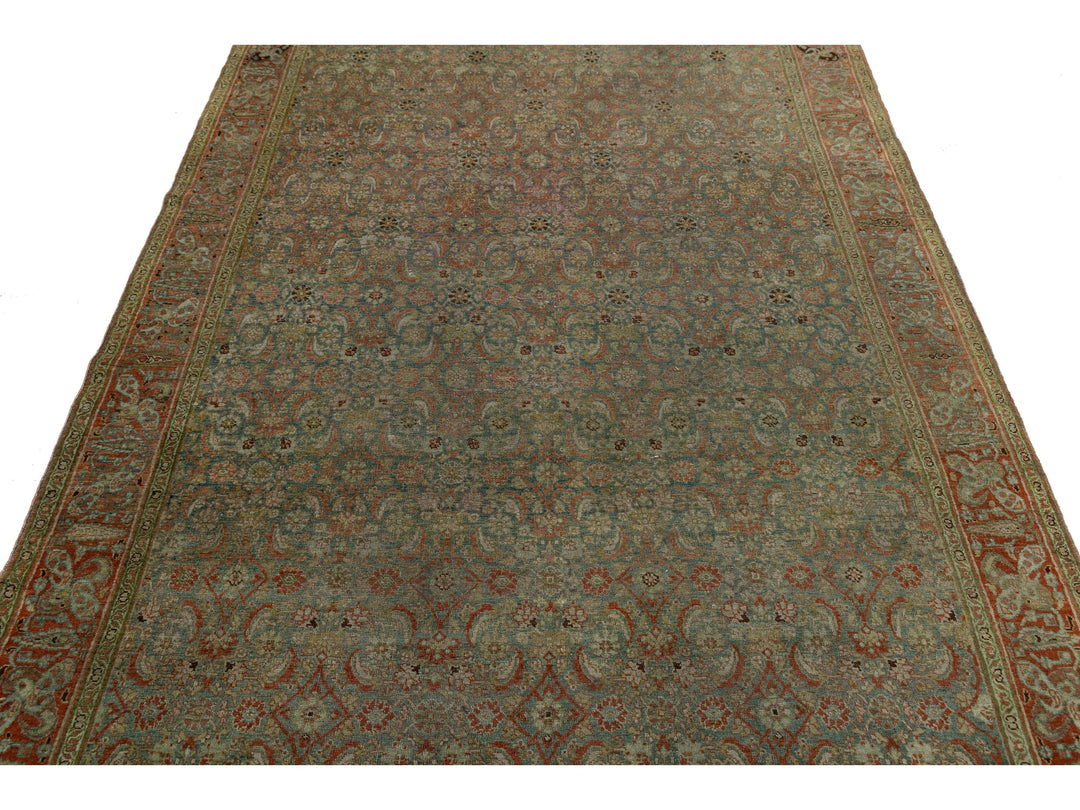 Antique Malayer Wool Rug 6 X 14