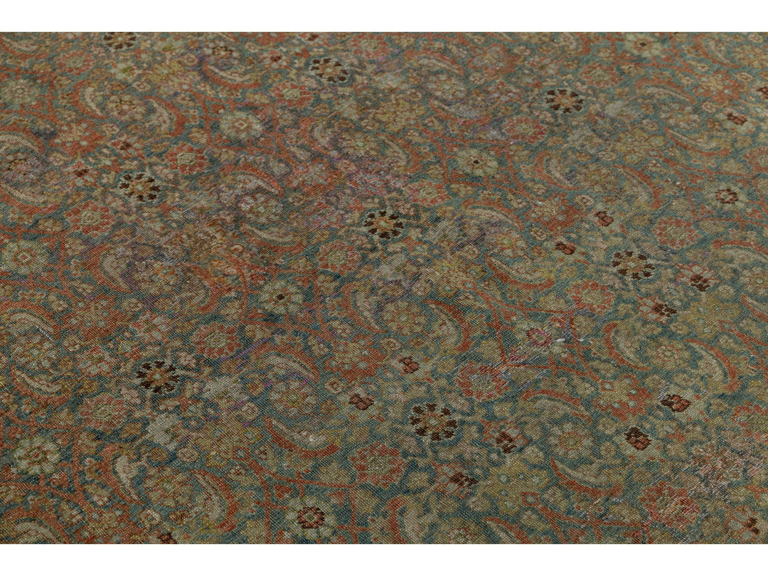 Antique Malayer Wool Rug 6 X 14